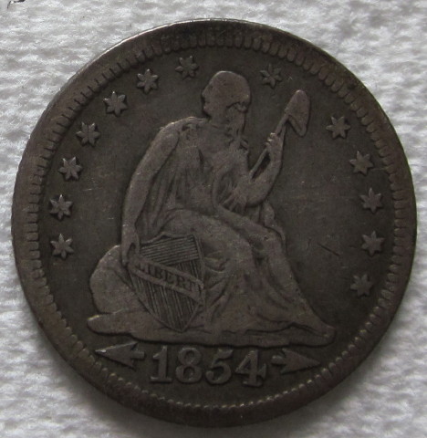 1854-Seated-Liberty-Quarter