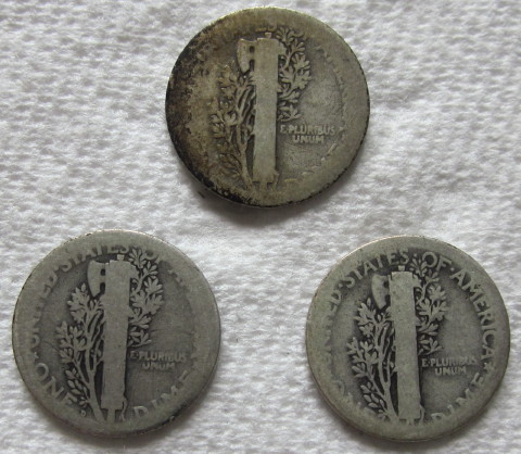 A-Trio-Of-1921-Mercury-Dimes