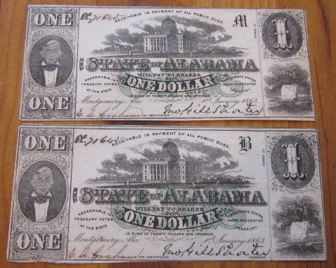 State-Of-Alabama-Confederate-Notes