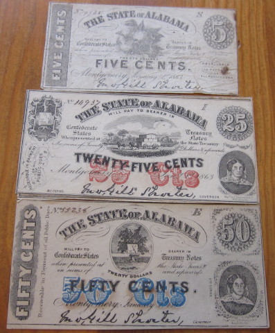 State-Of-Alabama-Confederate-Notes