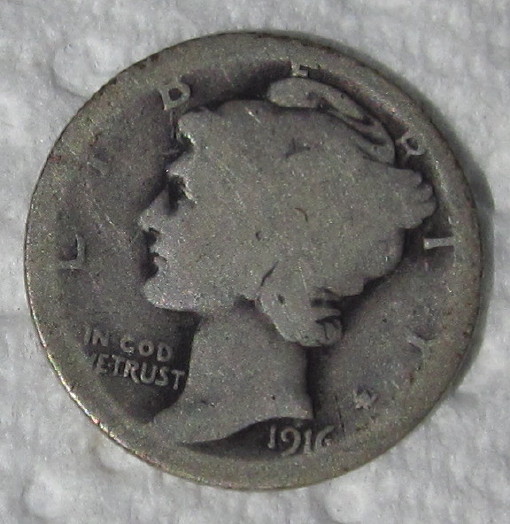 1916-?-Mercury-Dime