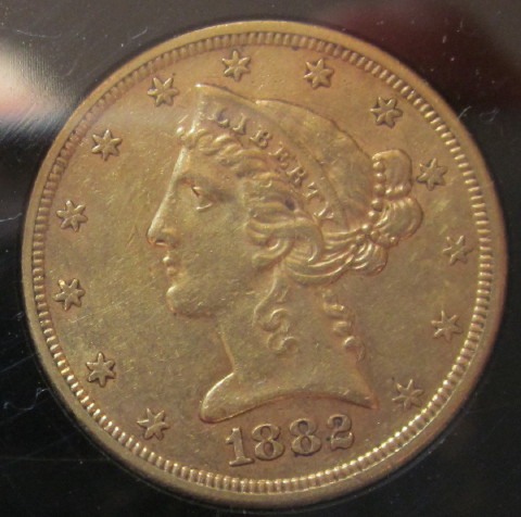 1882-S-$5-Gold