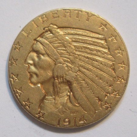 1914-$5-Indian