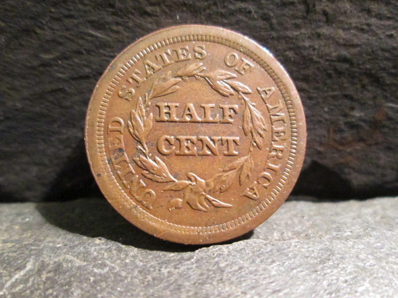 1854-Half-Cent