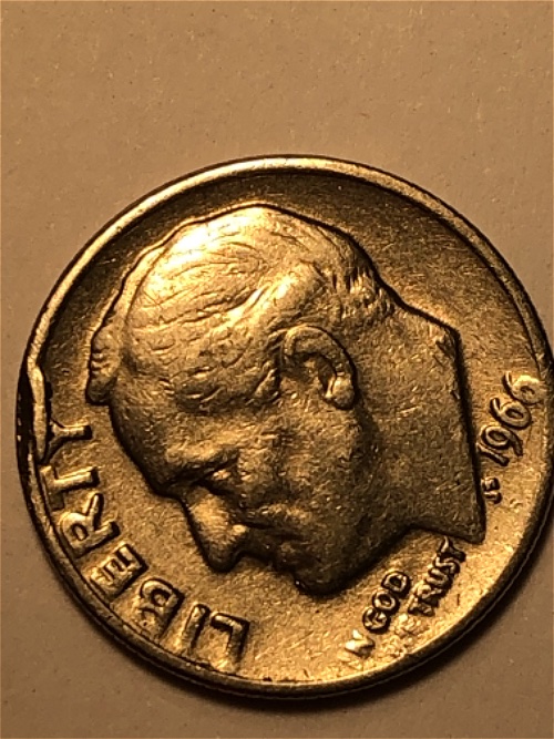 1966-Dime-Struck-Or-Damage-Coin?