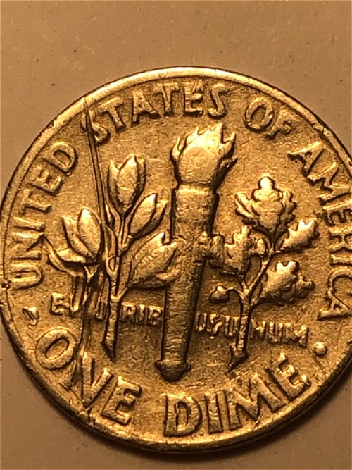 1966-Dime-Struck-Or-Damage-Coin?