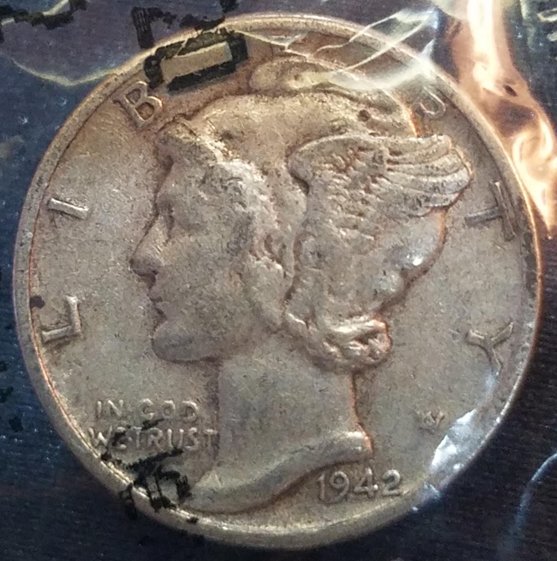 1942-Merc-Dime-Valued-$761