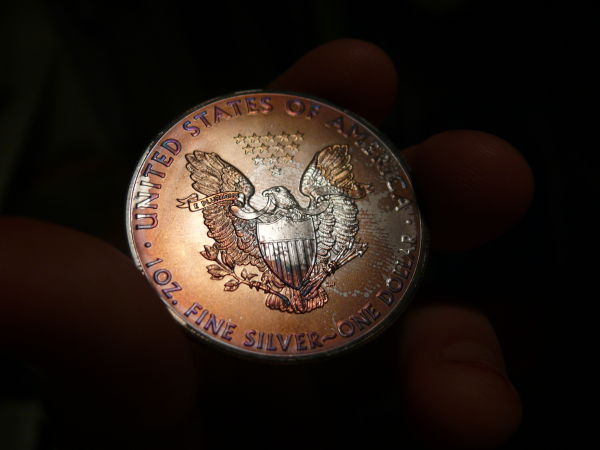 Silver-Eagle---Artificially-Toned-Or-Not?