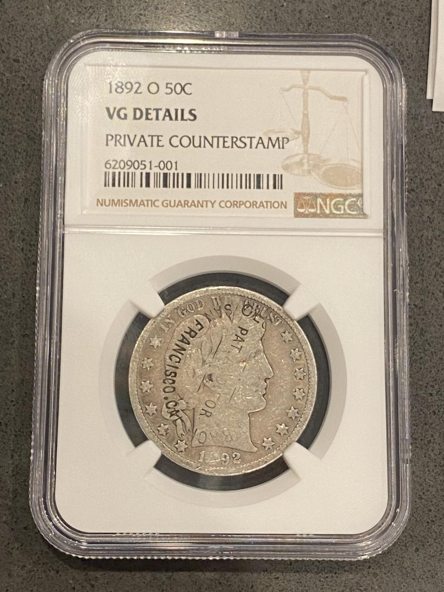 1892-O-Barber-Half-Counterstamp-ID-Requested