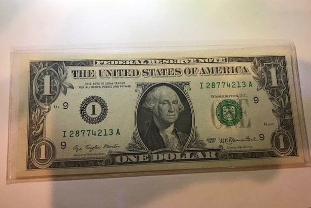 Dollar-From-1977-With-No-Back-To-Bill
