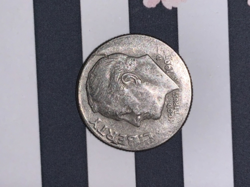 1995-D-Dime-Error?-Smooshed-What's-Going-On-?-&-[:]