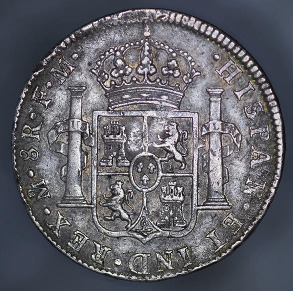 Spanish-8-Reales-1798-Mexico-With-Counterstamp.