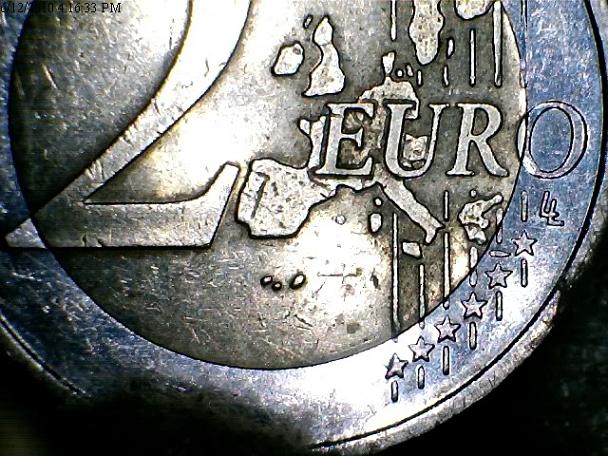Mint-Error-ND-$2-Euro-Struck-With-Two-Reverse-Dies