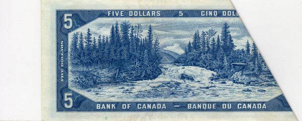 1954-$5-Printing/Cutting-Error-With-Devil's-Face