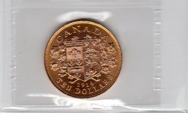 Two-More-Bk-Of-Canada-Gold-Hoard-1913-&-14-$10