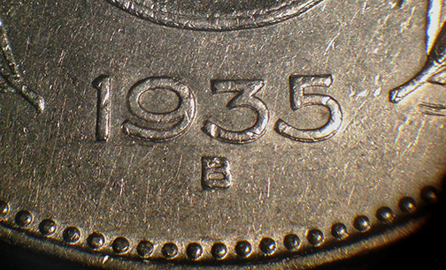 Switzerland-5-Franc-1935---Doubled-Die-Or-Similar?