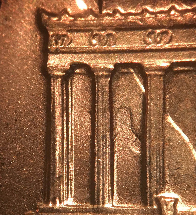 1974-Lincoln-Memorial-Cent-OBV-And-REV-Strong-Die-Clash