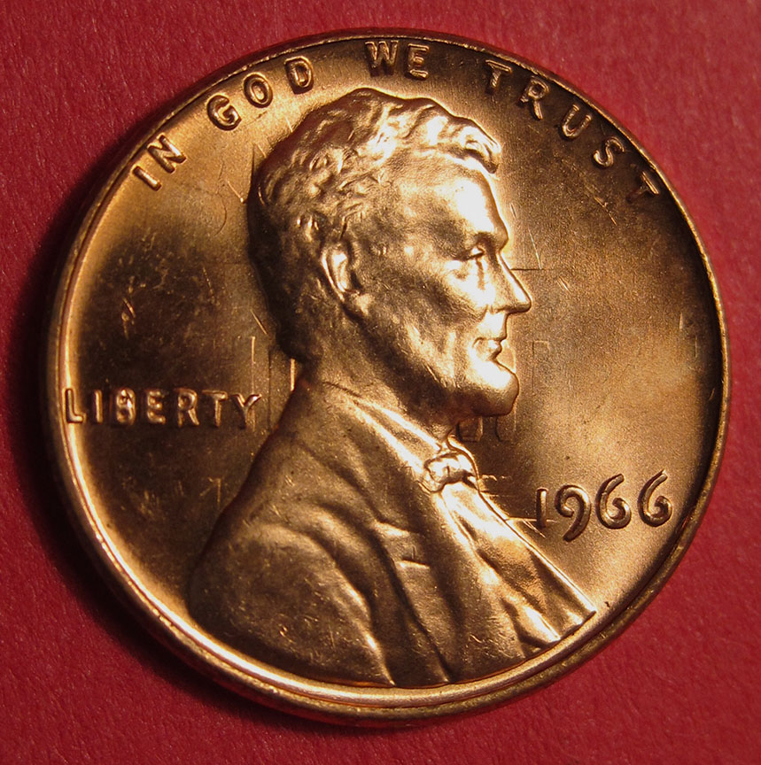 1966-Lincoln-Memorial-Cent-Clashed-Dies