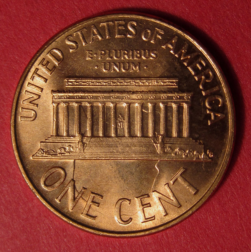 1966-Lincoln-Memorial-Cent-Clashed-Dies