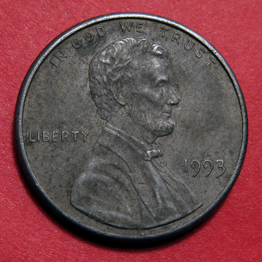 1993-Lincoln-Memorial-Cent---Full-Zinc-Obv.-And-Rev.
