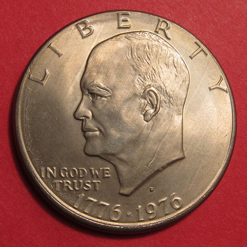 1976-D-Ike-Dollar-Tilted-Collar-Or-Double-Struck-In-Partial-Collar?