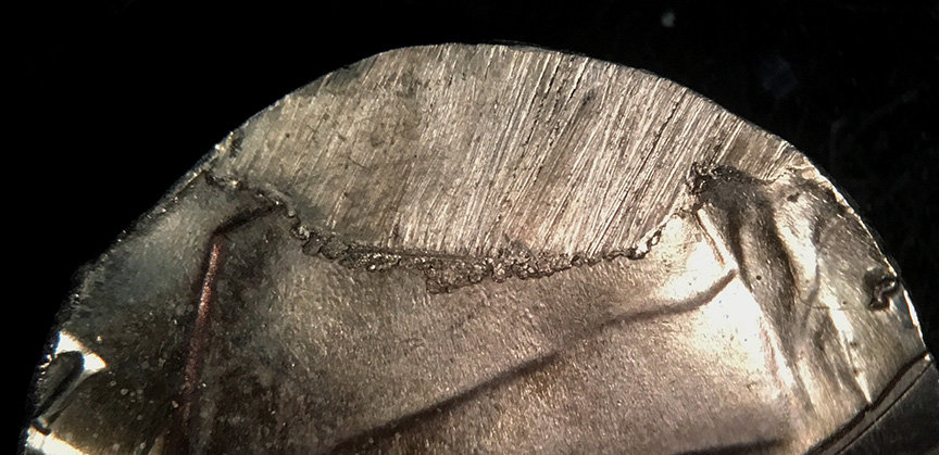 Xxxx-P-Jefferson-Nickel-Off-Center-With-Machine-Damage