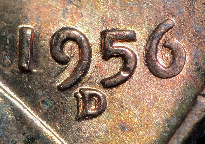 1956-D-Lincoln-Wheat-Cent-RPM-001,-FS-501-From-B/U-Roll