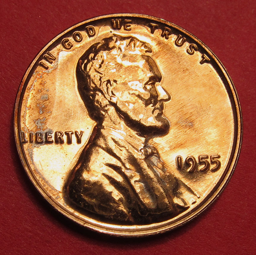 1955-Lincoln-Wheat-Cent-Proof-Doubled-Die-DDO-004/Ddr-004,-FS-103/801