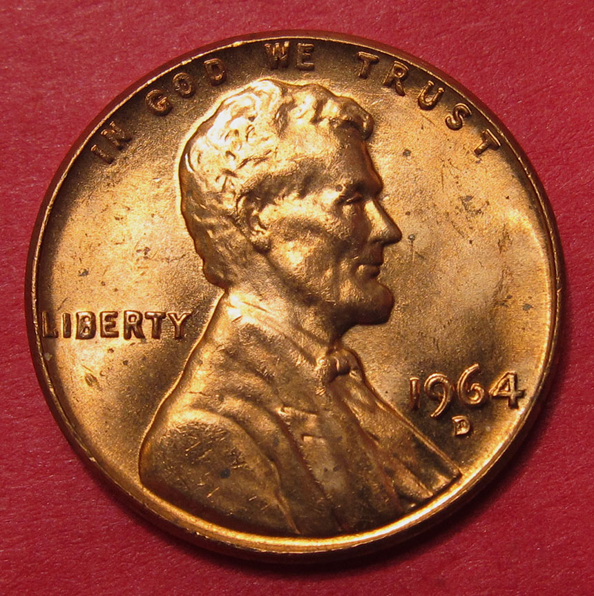 1964-D-Lincoln-Memorial-Cent-DDR-010-WDDR-043-From-B/U-Roll