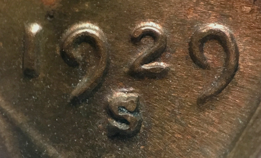 1929-S/S-Lincoln-Wheat-Cent-RPM-001-North,-FS-501-Slab-Cherrypick