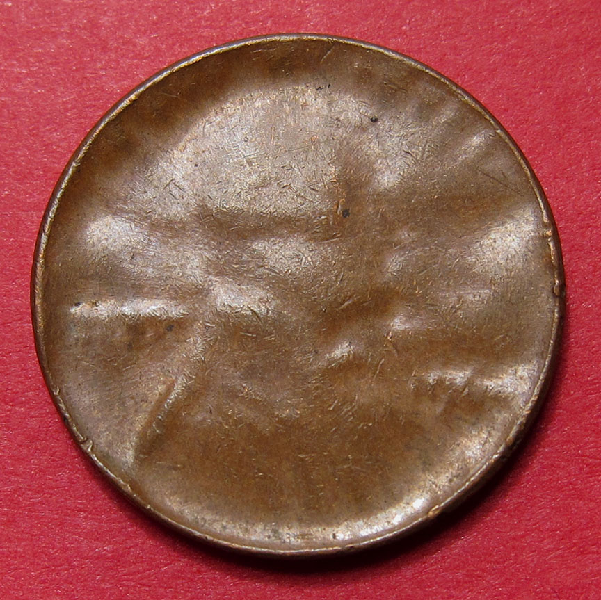 No-Date-Lincoln-Memorial-Cent---Struck-Through-Capped-Die
