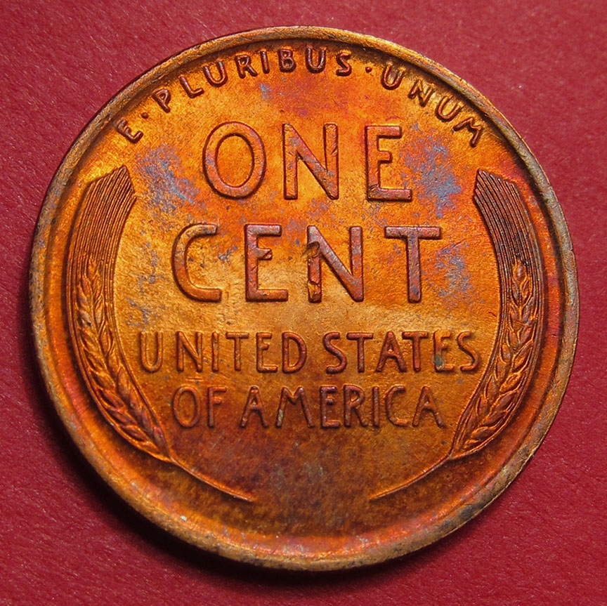 1916-Lincoln-Wheat-Cent---Prooflike-Toned-Coin