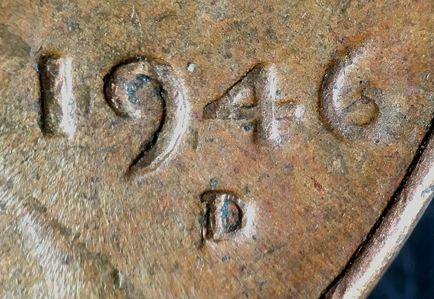 1946-D-Lincoln--Wheat-Cent---RPM-007-Southwest