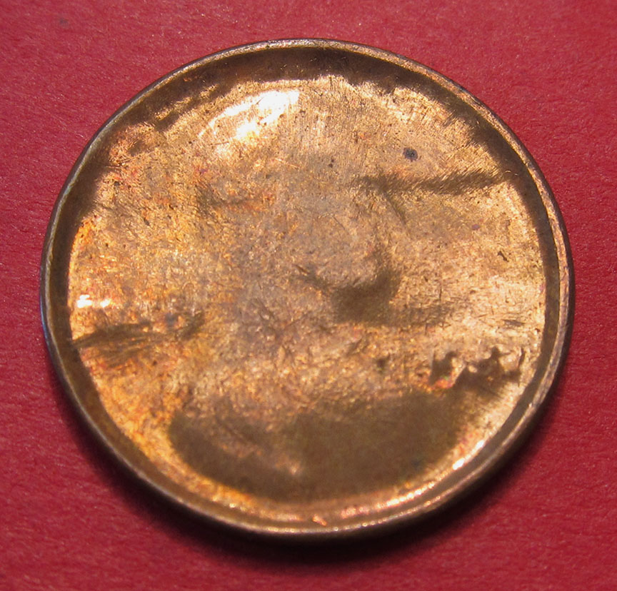 1982-Lincoln-Memorial-Cent-Copper---Struck-Through-Capped-Die
