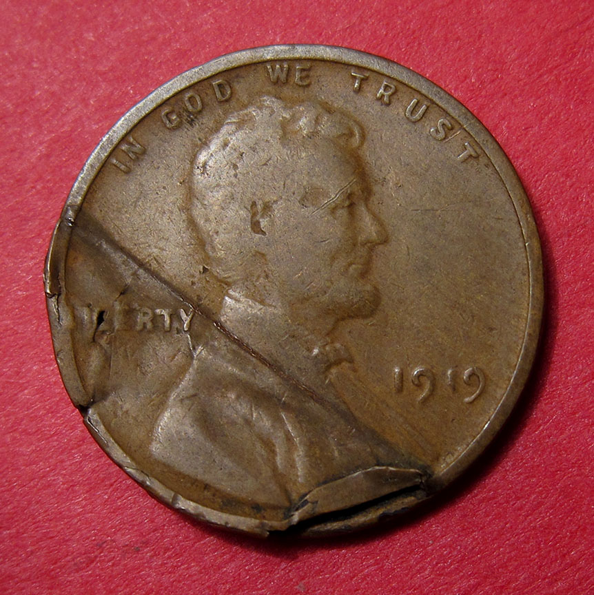 1919-Lincoln-Wheat-Cent---Clamshell-Lamination