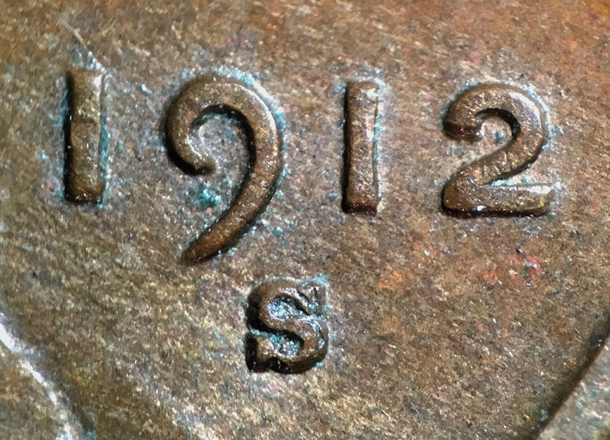1912-S/S-Lincoln-Wheat-Cent-RPM-001---Very-Nice-Coin
