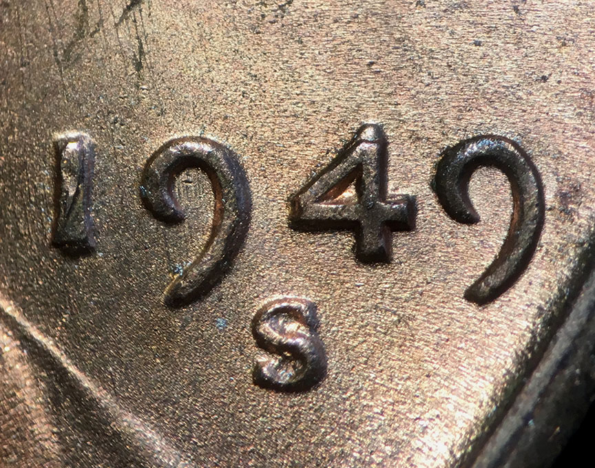 1949-S-Lincoln-Wheat-Cent-Doubled-Die-DDO-001,-FS-101---From-B/U-Roll