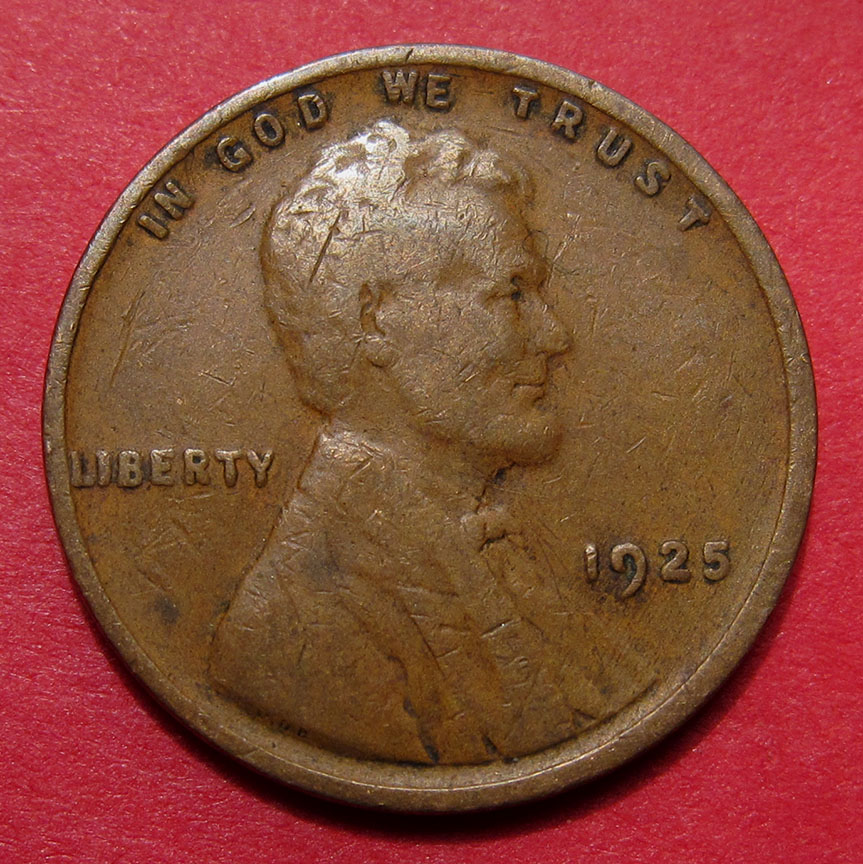 1925-Lincoln-Wheat-Cent-Doubled-Die---DDR-Unknown