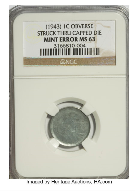1952-D-Lincoln-Wheat-Cent---Struck-Through-Very-Late-Stage-Die-Cap