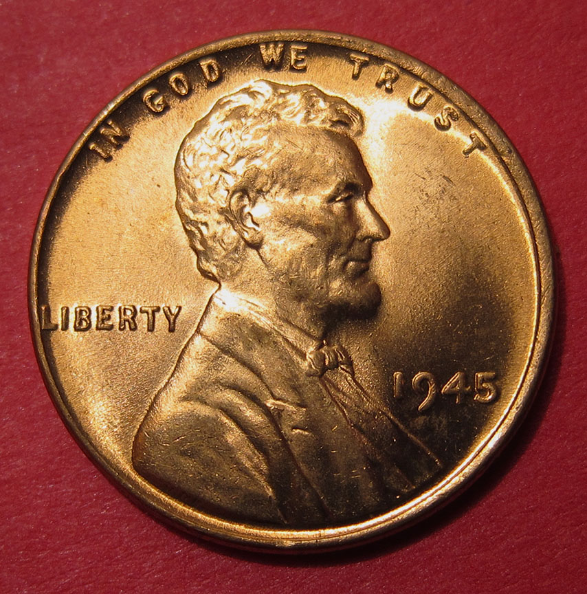 1945-Lincoln-Wheat-Cent-Doubled-Die-DDO-011,-MS-From-Roll
