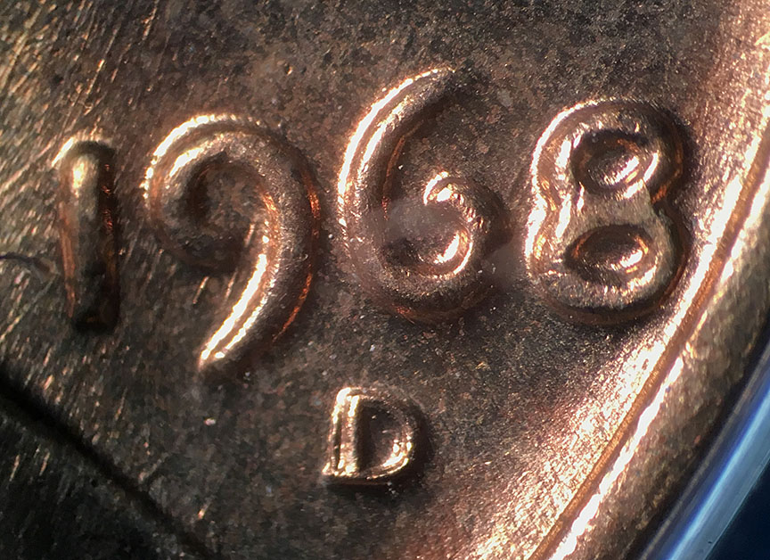 1968-D/D-Lincoln-Memorial-Cent-RPM-001,-FS-501-MS-65