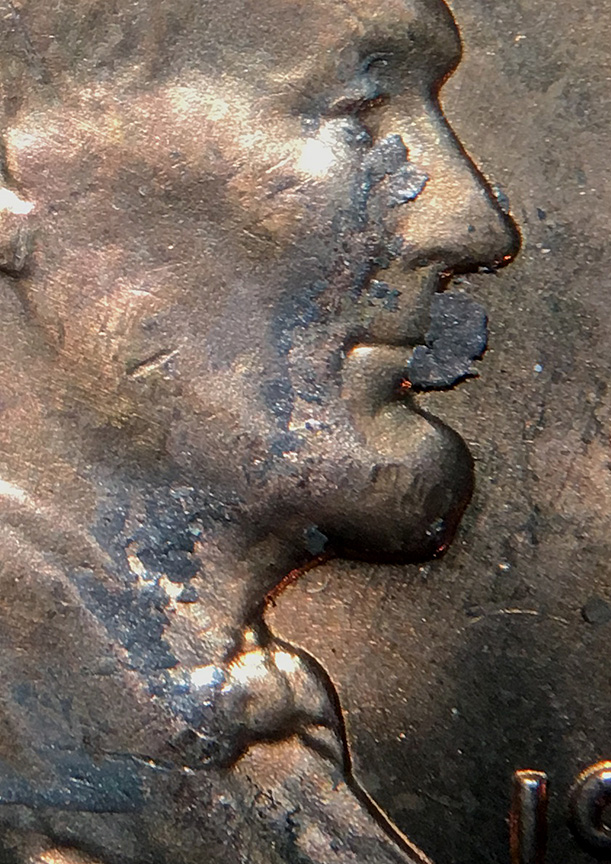 1962-Lincoln-Memorial-Cent-DDO-WDDO-025?-W/Crud-Attached