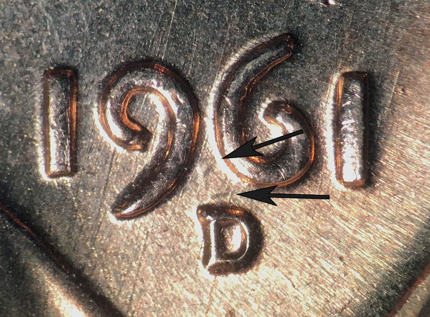 1961-D-Lincoln-Memorial-Cents---RPMs-From-B/U-Roll-W/-RPM-009