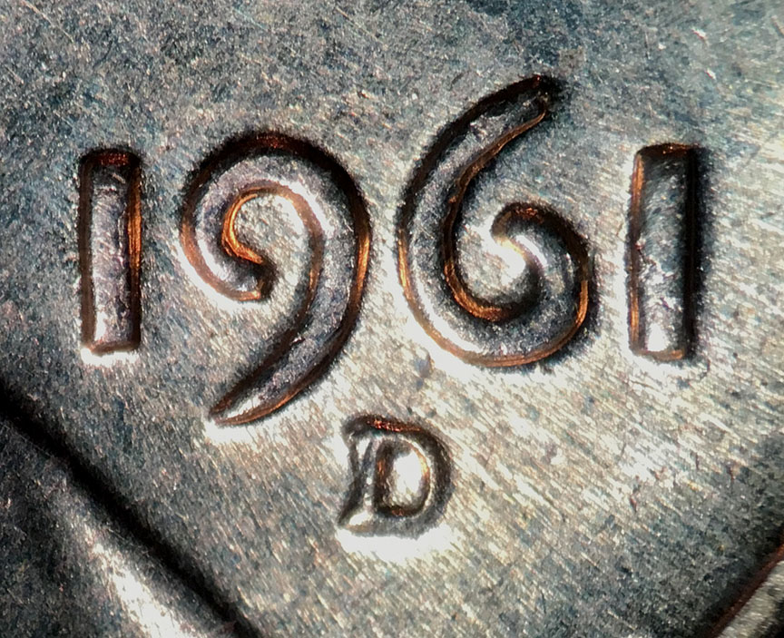 1961-D-Lincoln-Memorial-Cents---RPMs-From-B/U-Roll-W/-RPM-009