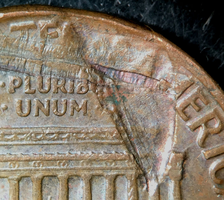 1959-Lincoln-Memorial-Cent-Error-Or-What?--Calling-The-Error-Folks...