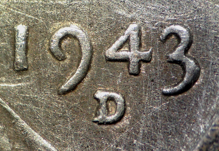 1943-D/D-Lincoln-Wheat-Cent-RPM-012-Harshly,-Horribly-Cleaned