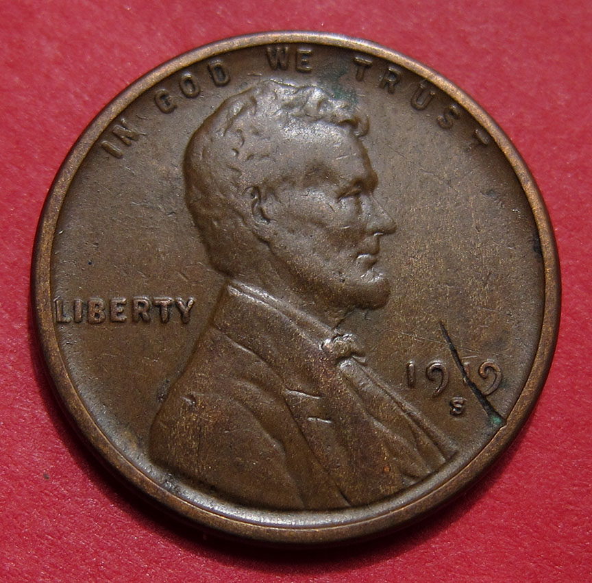 1919-S-Lincoln-Wheat-Cent---Minor-Struck-Through-Error