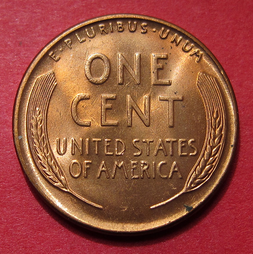 1945-Lincoln-Wheat-Cent---Looked-Like-Dbl-Ear---Denied!