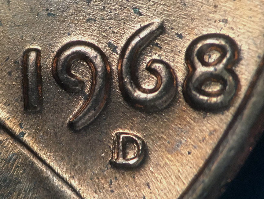 1968-D/D-Lincoln-Memorial-Cent-RPM-001,-FS-501-West---MS-Stage-A