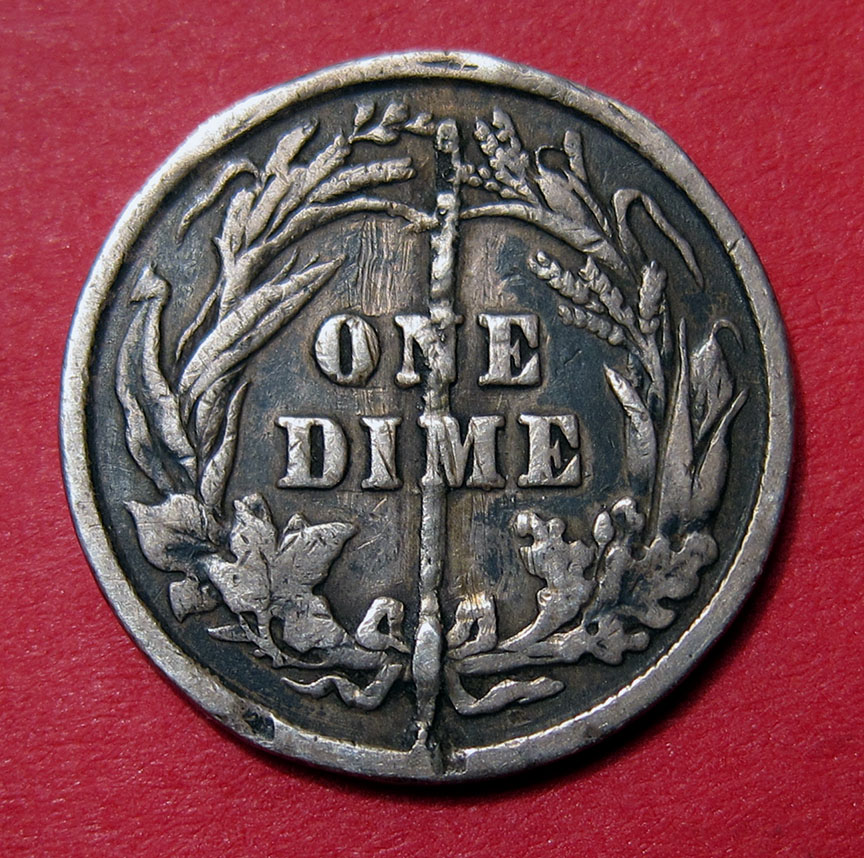 1901-Barber-Dime-Split-Die---Fake